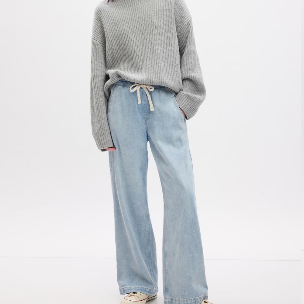 NWOT gap drawstring jeans